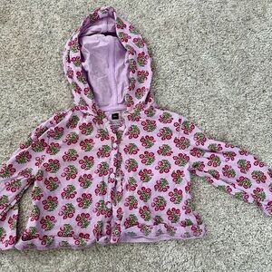 Baby Girl Tea Collection Floral Hooded Jacket